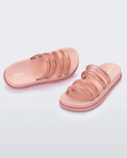 Melissa Soft Wave Slide -Best Sandals Store pinkc e7a364ac 0b50 4c1f a66d b59b7fbcd140